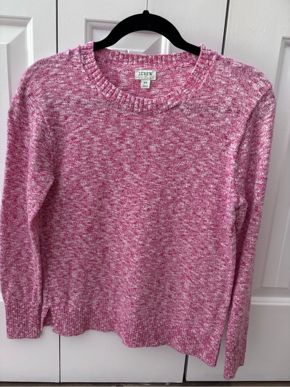 J.Crew pink Beach Sweater